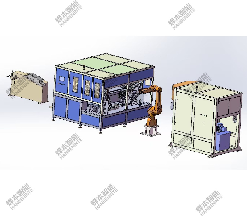 鋼圈鋼筒卷圓直縫自動(dòng)化焊接線 鋼圈鋼筒卷圓直縫自動(dòng)化焊接線